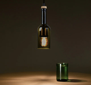 Rebottled Ceiling Lamp, Olive