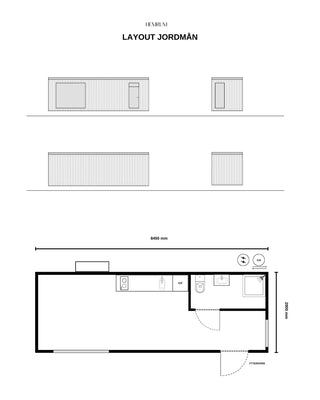 ”Jordmån” - Ett kommande flyttbart tiny house på 24 kvm
